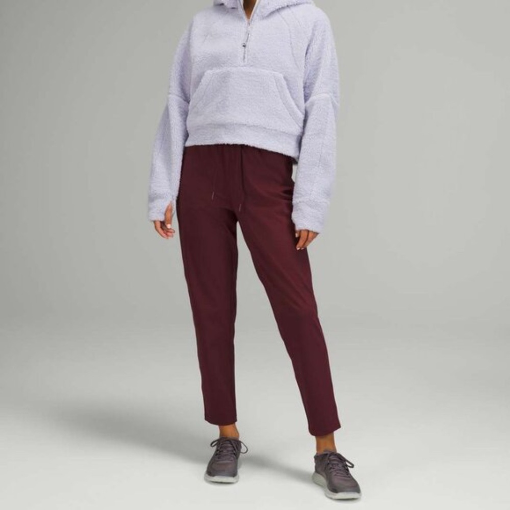 Lululemon Stretch High-Rise Pant 7/8 Length Red Merlot